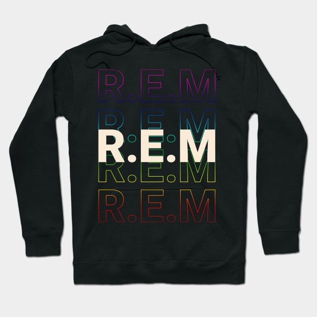 REM - Kinetic Style Rainbow Hoodie by car lovers in usa